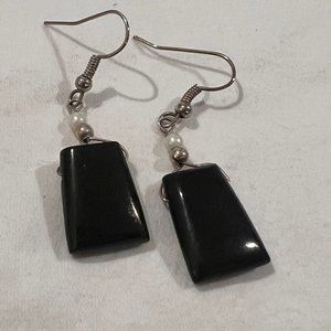 Onyx earrings